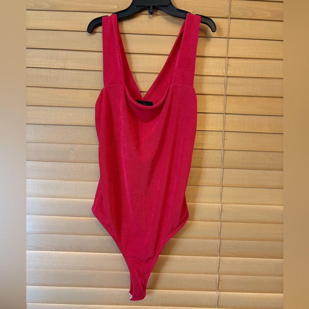 21 Saints Red Sleeveless Top/ Bodysuit Size Medium